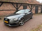 Audi A3 1.4TFSI G-tron SB S-tronic 3x sline full option 2014, Zwart, 4 cilinders, Leder en Stof, Origineel Nederlands