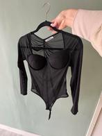 Elsa.M Zwarte Body - Maat S/M, Ophalen of Verzenden, Zwart, Body of Korset