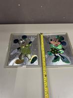 Mickey en Minnie Mouse in lijst, Gebruikt, Ophalen of Verzenden, Nvt, Mickey Mouse