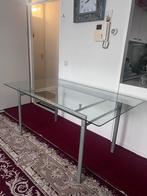 Eettafel glas, Ophalen, 50 tot 100 cm, Minder dan 50 cm, Rechthoekig