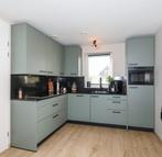 Moderne Hoekkeuken - Groen met Zwart Blad, Huis en Inrichting, Overige materialen, Hoekkeuken, Ophalen of Verzenden, Zo goed als nieuw