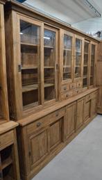 Grote teak buffetkast van oud doorleefd teak 300 cm, 200 cm of meer, Teakhout, Nieuw, Ophalen of Verzenden