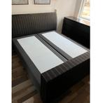 Hotel Chic Boxspring 200 cm x 240 cm, Ophalen, Gebruikt, Bruin, Tweepersoons