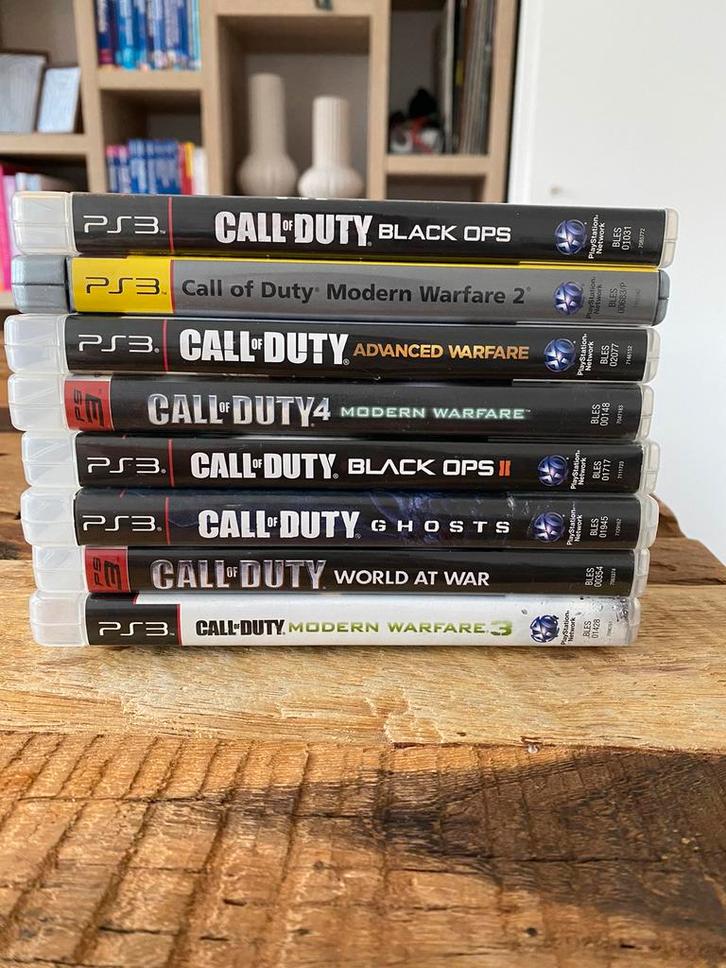 Collectie (8stuks) Call of Duty COD voor PS3, Spelcomputers en Games, Games | Sony PlayStation 3, Gebruikt, Shooter, 1 speler