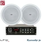 Geluidsysteem 80 Watt met 2 plafondspeakers 100Volt, Overige merken, ., Nieuw, .