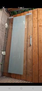 Glazen deur 105x208, Doe-het-zelf en Verbouw, Deuren en Horren, Ophalen, Gebruikt, 80 tot 100 cm, Binnendeur