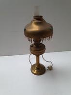 Elektrische lamp model olielamp, Antiek en Kunst, Ophalen of Verzenden