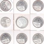10 GULDEN MUNTEN 9 STUKS, Postzegels en Munten, Munten | Nederland, Ophalen of Verzenden, Koningin Beatrix, 10 gulden