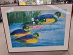 Schilderij: Eenden op het water, Antiek en Kunst, Kunst | Schilderijen | Klassiek, Ophalen