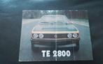 Opel manta TE2800  FOLDER zeer zeldzaam, Ophalen