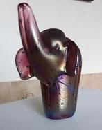 Mtarfa.Malta .Massive Iriserende glas 797grams. Handgemaaked, Antiek en Kunst, Antiek | Glas en Kristal, Ophalen of Verzenden
