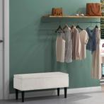 Stijlvolle opbergbank schoenenbank voetenbank slaapkamer, Huis en Inrichting, Banken | Voetenbanken en Poefen, Hout, 50 tot 75 cm