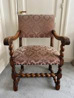 eikenhouten armstoel in Louis-XIII/Barok-revival, Ophalen