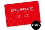 The Stone cadeaubon €50,-, Tickets en Kaartjes, Kortingen en Cadeaubonnen, Eén persoon, Cadeaubon
