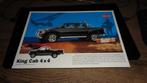 Folder NISSAN  KING CAB 4 X 4, Verzenden, Zo goed als nieuw, Nissan