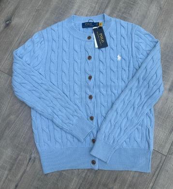 Polo Ralph Lauren Kabelgebreid Vest met Knopen beschikbaar voor biedingen