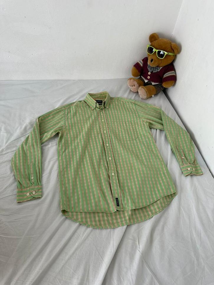Exclusief McGregor overhemd, Kleding | Heren, Overhemden, Zo goed als nieuw, Halswijdte 39/40 (M), Groen, Ophalen of Verzenden
