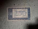 Zilverbon 2,50 Gulden uit 1938, Postzegels en Munten, Bankbiljetten | Nederland, Ophalen of Verzenden