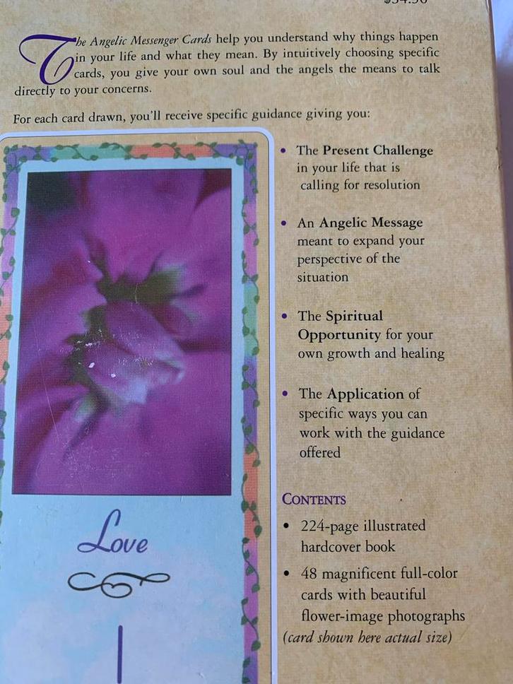Angelic Messenger Cards met Boek, Boeken, Esoterie en Spiritualiteit, Zo goed als nieuw, Overige typen, Spiritualiteit algemeen