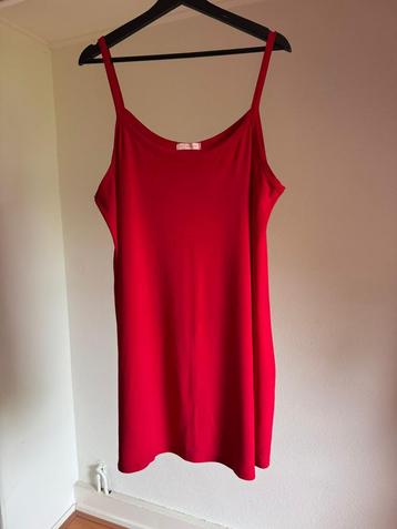 Fris rood magna tuniek maat 48/50 €2,00 koopje!! beschikbaar voor biedingen