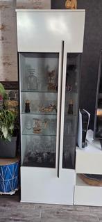 Mooie vitrinekast te koop!, Ophalen, Met deur(en), 50 tot 100 cm, Zo goed als nieuw