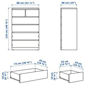 Ladekast IKEA Malm - afbeelding 3