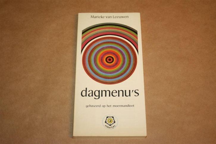 Dagmenu's, gebaseerd op het Moermandieet - M. van Leeuwen, Boeken, Gezondheid, Dieet en Voeding, Gelezen, Ophalen of Verzenden