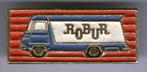 ROBUR zilverkleurig vrachtwagen speldje ( E_045 ), Verzenden, Nieuw, Transport, Speldje of Pin