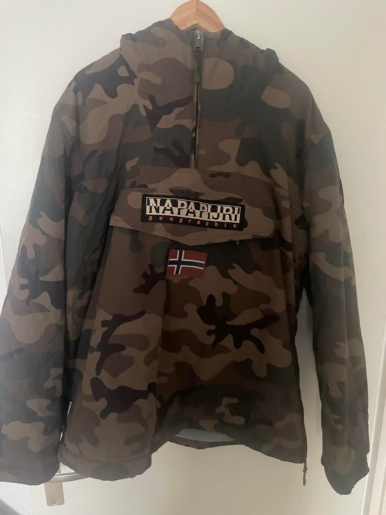 Napapijri Jas - Camouflage - Maat XL, Ophalen of Verzenden, Zo goed als nieuw, Maat 56/58 (XL), Overige kleuren