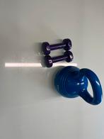 Kettlebell 5kg + Dumbbells 2x1kg, Ophalen, Zo goed als nieuw, Armen, Kettlebell