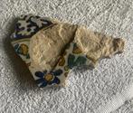 Antieke tegel fragment nis tegel bodemvondst, Antiek en Kunst, Ophalen of Verzenden
