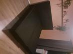 Boxpring onderstel en hoofdbord, 180 cm, Gebruikt, Zwart, Ophalen