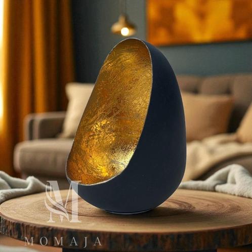 Windlicht zwart goud (8 x 10 cm), Huis en Inrichting, Woonaccessoires | Kandelaars en Kaarsen, Nieuw, Kandelaar, Minder dan 25 cm