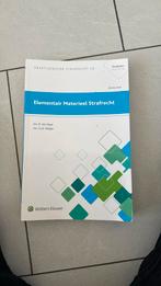 G.H. Meijer - Elementair materieel strafrecht, Ophalen of Verzenden, Zo goed als nieuw, G.H. Meijer; R. ter Haar