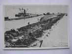 N73 Vier ansichtkaarten Zuiderzeewerken, Verzenden, 1940 tot 1960, Ongelopen, Flevoland