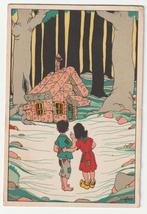 Karel Links ansichtkaart Hans en Grietje, Verzamelen, Ansichtkaarten | Themakaarten, Verzenden, 1940 tot 1960, Gelopen, Overige thema's