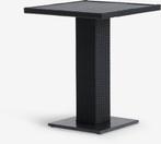 Tuin- of terrastafel - Aluminium, graniet, polyrotan, Tuin en Terras, Ophalen, Zo goed als nieuw, Vierkant, Aluminium