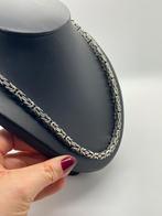 C510 Prachtige zilveren koningsketting 94 gram | 55 cm, Sieraden, Tassen en Uiterlijk, Kettingen, Ophalen of Verzenden, X, Zilver