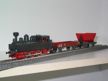 Märklin 0980 H0 Startset met stoomlocomotief en twee wagons beschikbaar voor biedingen