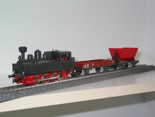 Märklin 0980 H0 Startset met stoomlocomotief en twee wagons, Hobby en Vrije tijd, Modeltreinen | H0, Gebruikt, Treinset, Wisselstroom