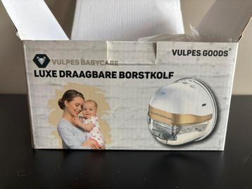 2x Vulpés Luxe Draagbare Borstkolf+niet gebruikte onderdelen beschikbaar voor biedingen