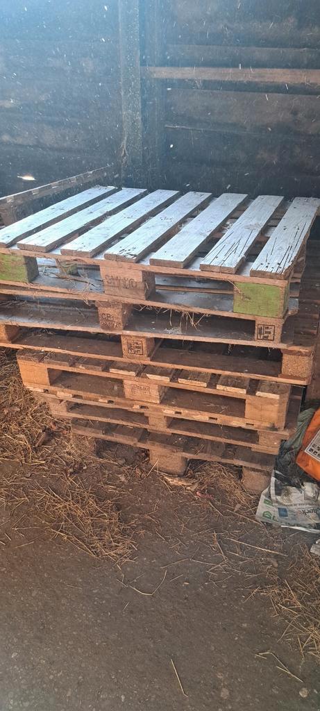 partij droge pallets goed bruikbaar , ideaal als aanmaakhout, Doe-het-zelf en Verbouw, Hout en Planken, Gebruikt, Pallet, Overige houtsoorten