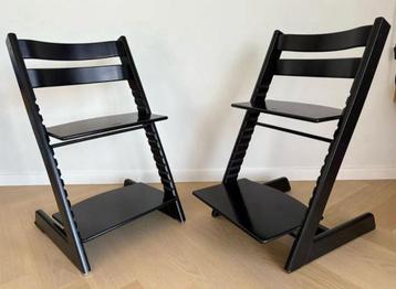 Zwarte STOKKE Tripp Trapp kinderstoel (triptrap / trip trap) beschikbaar voor biedingen