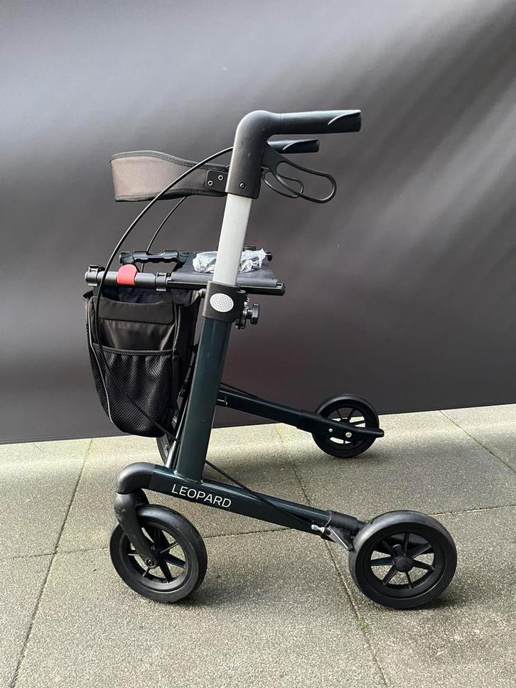 Mobilex Leopard rollator soft wheels, Diversen, Rollators, Zo goed als nieuw, Lichtgewicht, Opvouwbaar, Ophalen