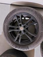 16 inch velgen 5x112 platin wheels continental banden, Auto-onderdelen, Seat, Ophalen