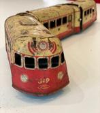 Blikken mechanisch speelgoed (trein JeP & reiziger), Antiek en Kunst, Antiek | Speelgoed, Ophalen