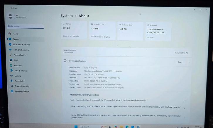 Lenovo ThinkPad T16 Gen 1 - Krachtige Laptop, Computers en Software, Windows Laptops, Gebruikt, 16 inch, SSD, 2 tot 3 Ghz, 16 GB