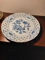 Groot Blue Danube Bord met Bloemmotief, Antiek en Kunst, Ophalen of Verzenden