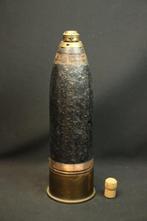 WO1 Britse 4.5 inch HE patroon INERT, Ophalen of Verzenden, Landmacht, Engeland, Hulzen of Bodemvondsten