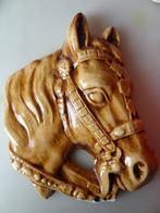 Gipsen Paard Voor Aan De Muur, Ophalen of Verzenden, Gebruikt